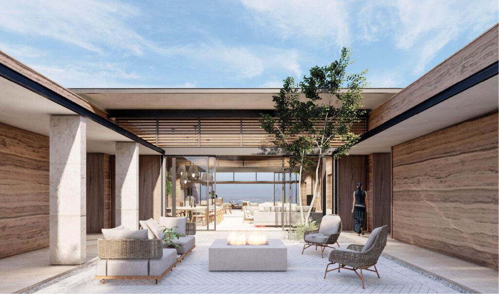 Los Cabos West Enclave Ritz-Carlton Residence 6 at The Residences at Zadún, Ritz-Carlton Reserve, This Villa is 50% complete offering a faster move in timeframe. Offers the privacy of a single-family home within Puerto Los Cabos. This 5-bedroom, 5-bath + 2 half-bath villa spans 998 m² (10,745 sq ft) of refined indoor-outdoor living with a private pool, Jacuzzi, fire pit, and BBQ terrace. Finishes include marble, oak millwork, and Sub-Zero/Wolf appliances. Owners enjoy Ritz-Carlton Reserve services, Sensei Spa, Beach Club, and membership in Club Puerto Los Cabos golf and social amenities. Villa comes fully furnished with the Ritz-Carlton Reserve approved package. – EE6 Boulevard Mar de Cortez, San Jose del Cabo, BS