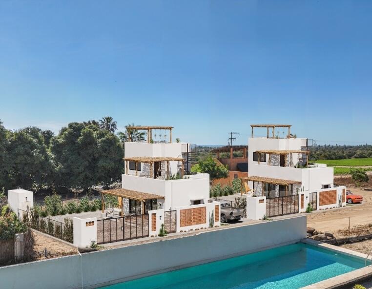 Los Cabos Huerta Hermosa --Currently Under Construction - Come see the Progress! - Casa Nova is located in the beautiful organic farms of El Pescadero! This well designed Contemporary Baja Style home with a spacious open concept floor plan that focuses on outdoor spaces is what everyone is looking for in Baja! This home offers Ocean – Huerta Hermosa, Pacific, BS