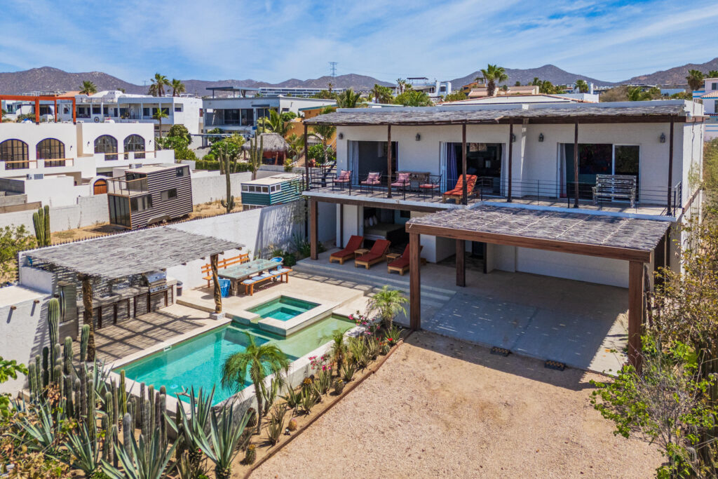 Los Cabos El Tezal W:General Discover the perfect blend of privacy, comfort, and modern living at Casa Sanctuary. Thoughtfully designed with elegance and functionality in mind, this stunning two-level residence offers an elevated lifestyle in one of Los Cabos' fastest-growing and most desirable communities.Featuring 4 bedrooms and 3.5 baths, the home is perfectly positioned to capture breathtaking for sale