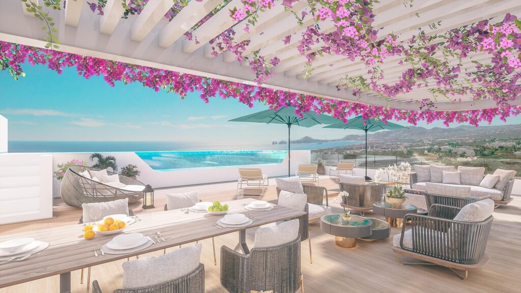 Los Cabos Oceana Wellness Residences Oceana Wellness Residences: Where Luxury Meets Wellness and Sustainability.Step into a life where luxury seamlessly blends with eco-conscious living in one of Los Cabos' only five-star boutique residential communities. Oceana Wellness Residences presents 100 stunning, next-level luxury condos, breathtaking ocean, city, and iconic arch – Oceana 501C - Penthouse, Cabo Corridor, BS