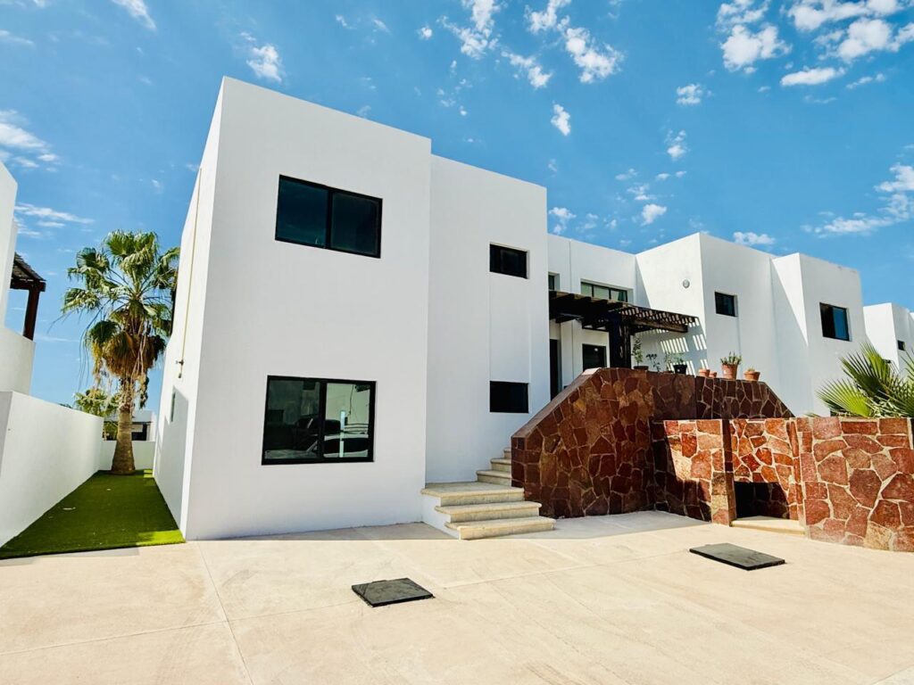 Los Cabos Rancho Paraiso Welcome to Casa Teva, a beautifully renovated single-level retreat tucked inside the gated community of Rancho Paraíso in Cabo San Lucas. This 3-bedroom, 2.5-bath residence blends effortless coastal style with thoughtful modern upgrades, creating a turnkey home that is both elegant and highly functional.Recently reimagined in a refined coastal-chic aesthetic, the home features bright, airy interiors, natural textures, and a relaxed sophistication that reflects the spirit of Baja living. Beyond its visual transformation, Casa Teva has undergone extensive systems upgrades, offering peace of mind and comfort for full-time living or effortless vacation use.Positioned to capture some of the area's most captivating vistas, the home enjoys beautiful – San Marcos, Cabo Corridor, BS
