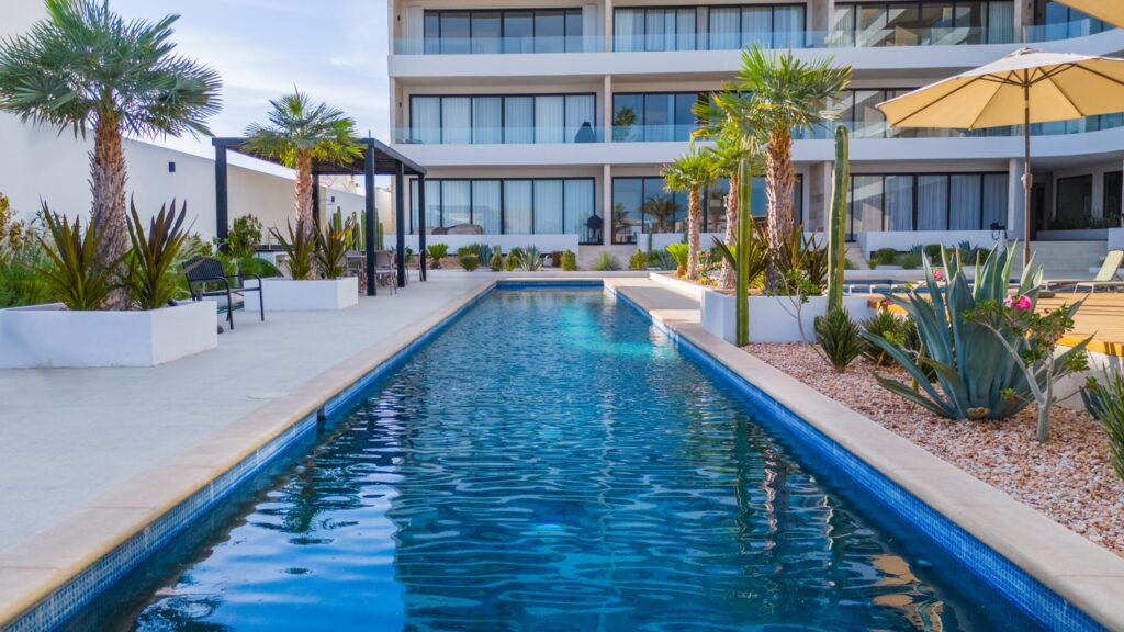 Los Cabos Oceana Wellness Residences Oceana Wellness Residences: Where Luxury Meets Wellness and Sustainability.Step into a life where luxury seamlessly blends with eco-conscious living in one of Los Cabos' only five-star boutique residential communities. Oceana Wellness Residences presents 100 stunning, next-level luxury condos, breathtaking ocean, city, and iconic arch – sn, Cabo Corridor, BS