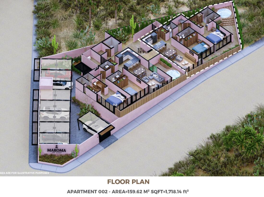 U. Priv. 7 Mza 3 condominio Santa Ana, Cabo Corridor, BS